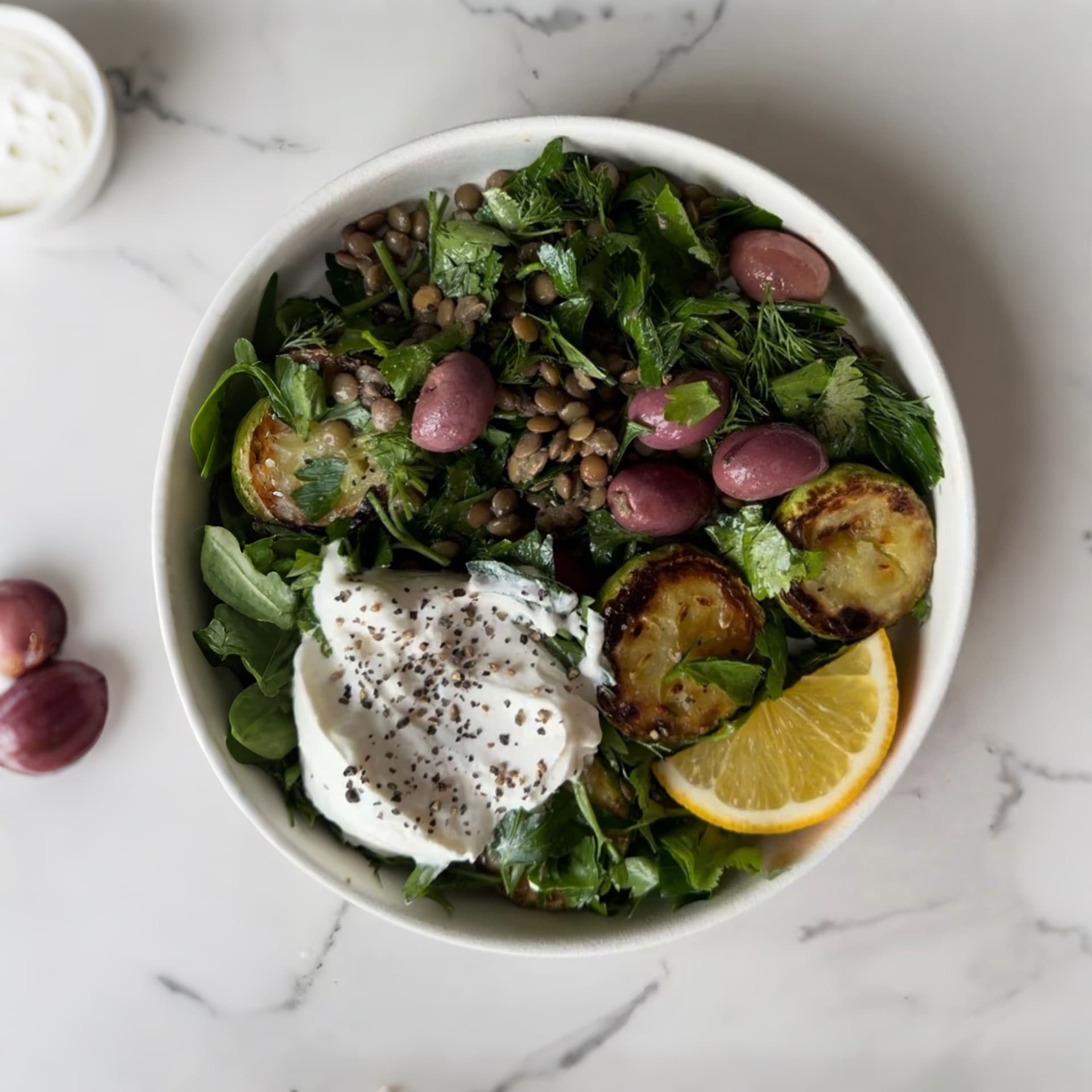 Թեթև տաք աղցան