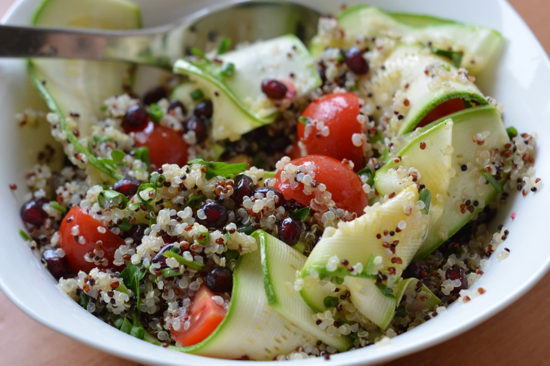 Քինոայով, դդմիկով և նռան հատիկներով աղցան - Image 4