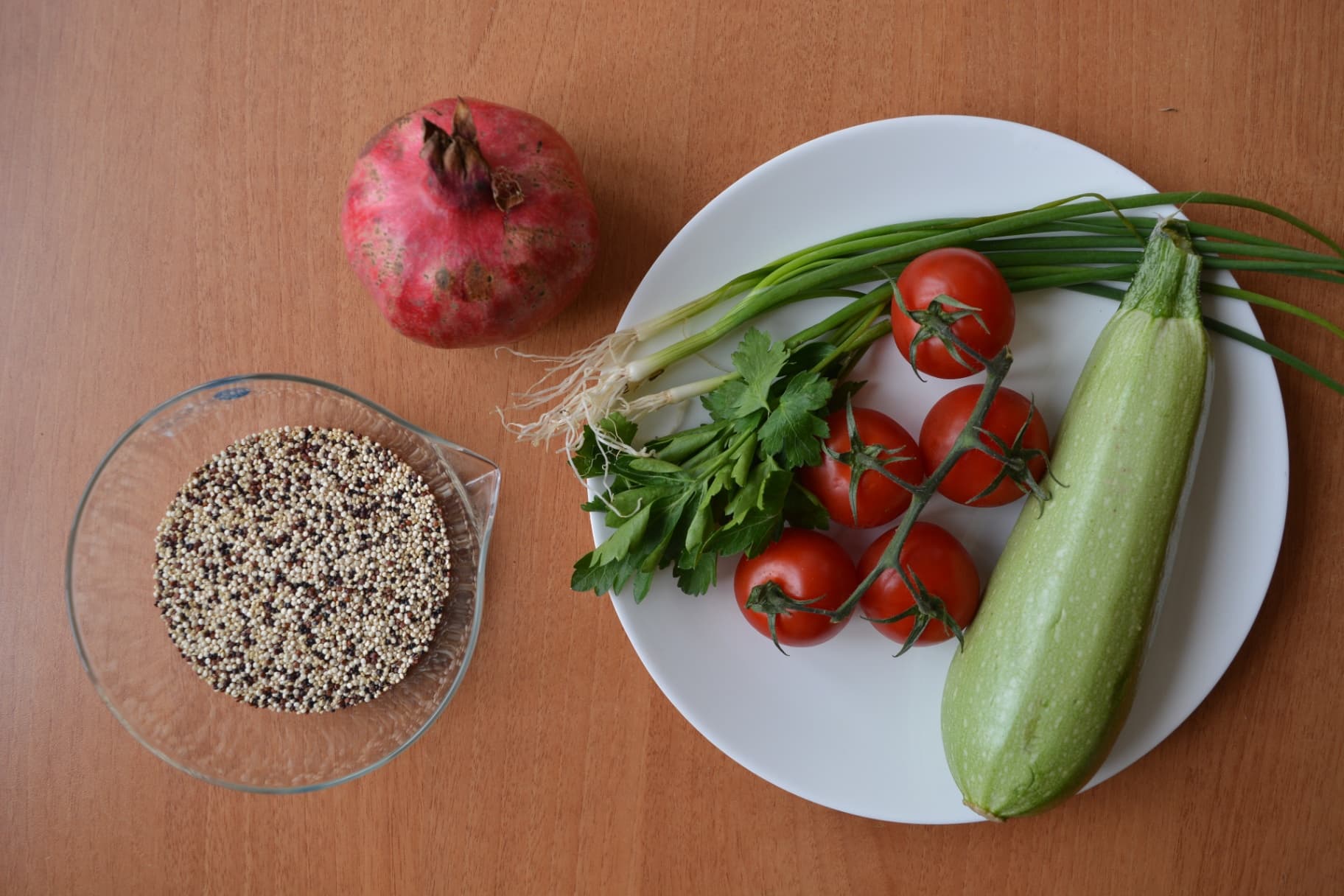 Քինոայով, դդմիկով և նռան հատիկներով աղցան - Image 5