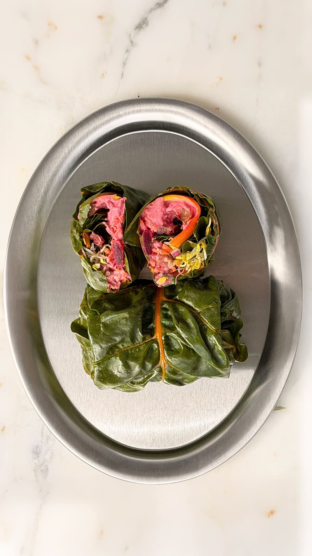 Մանգոլդի ռոլեր՝ բազուկի և սպիտակ լոբու հումուսով - Image 3