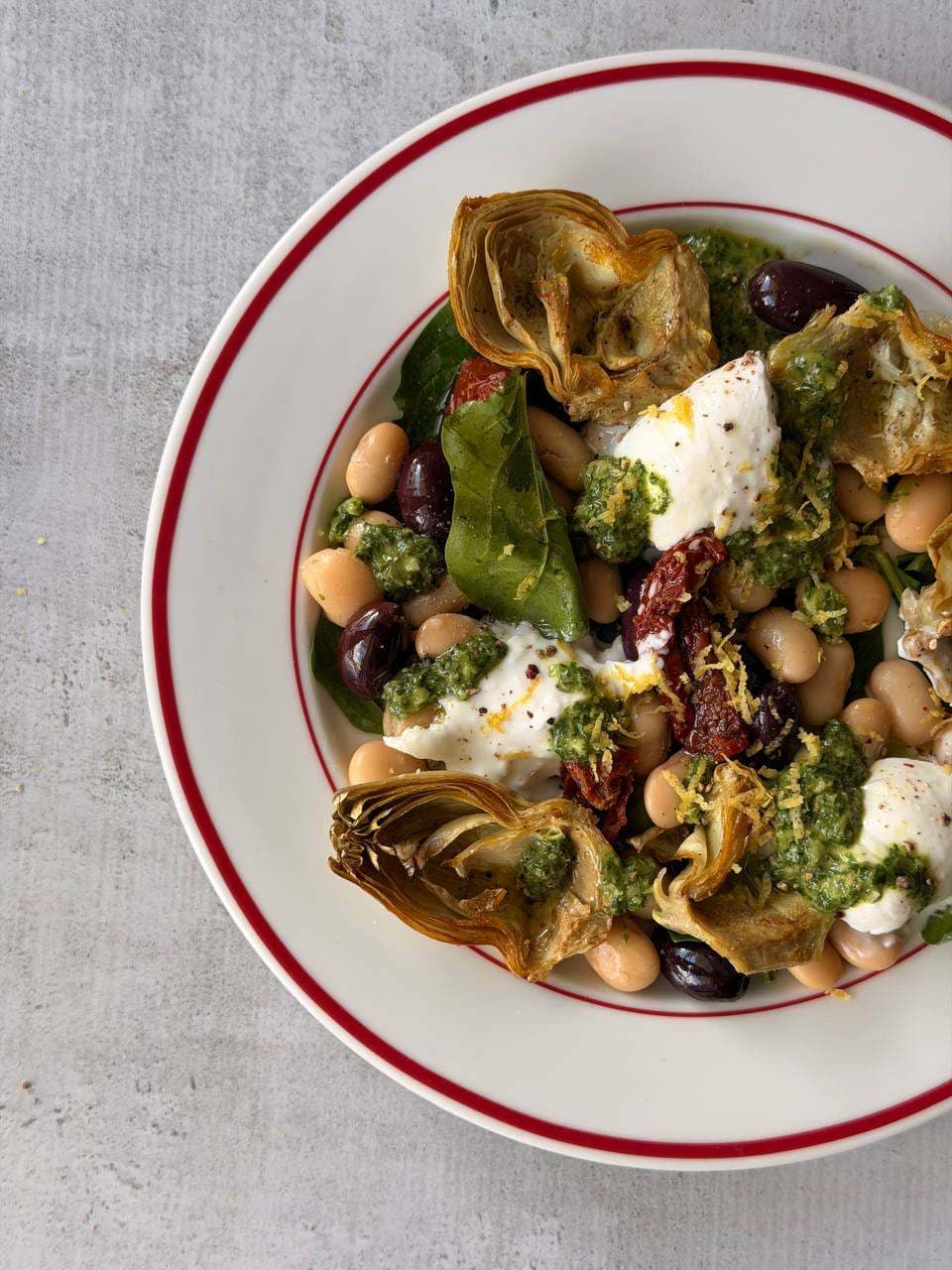 Թարմ արտիչոկով միջերկրածովյան աղցան - Image 2