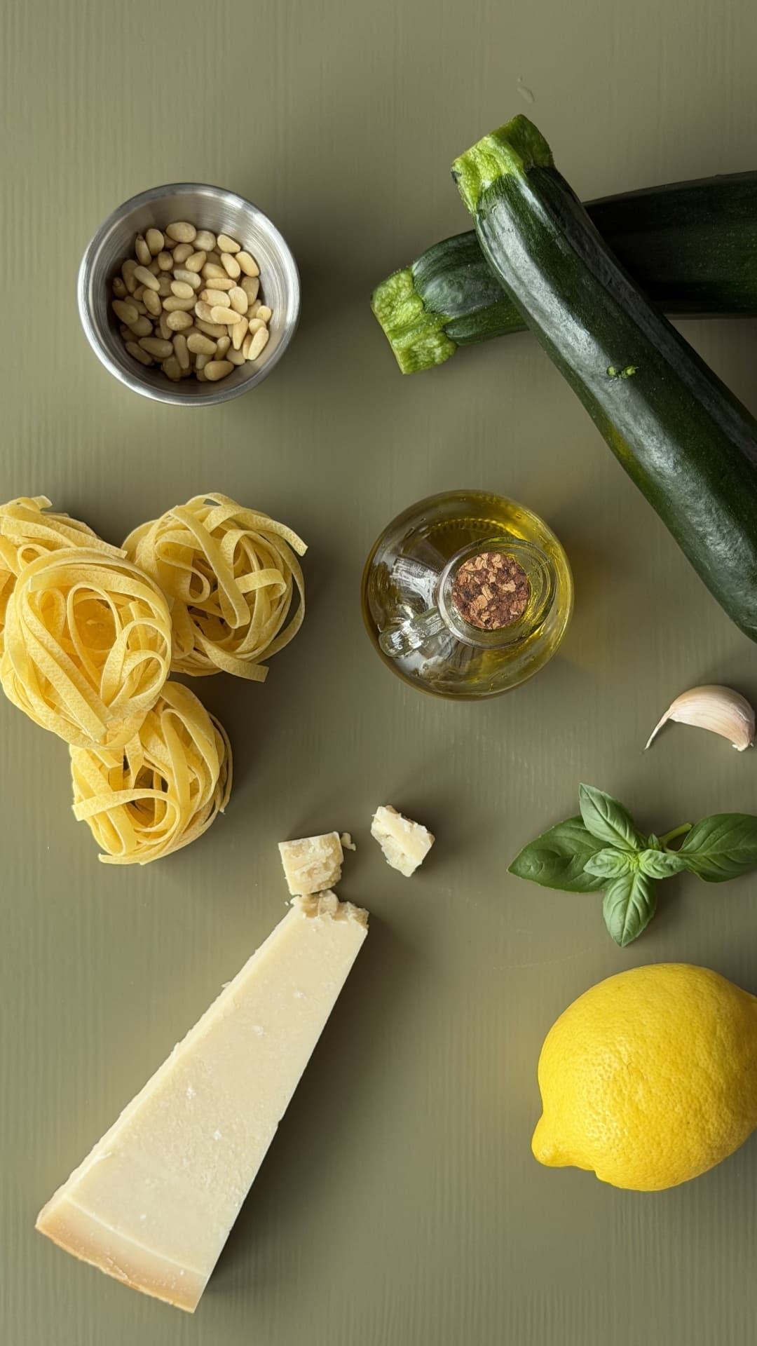 Tagliatelle with Zucchini, Lemon & Pine Nuts - Image 4