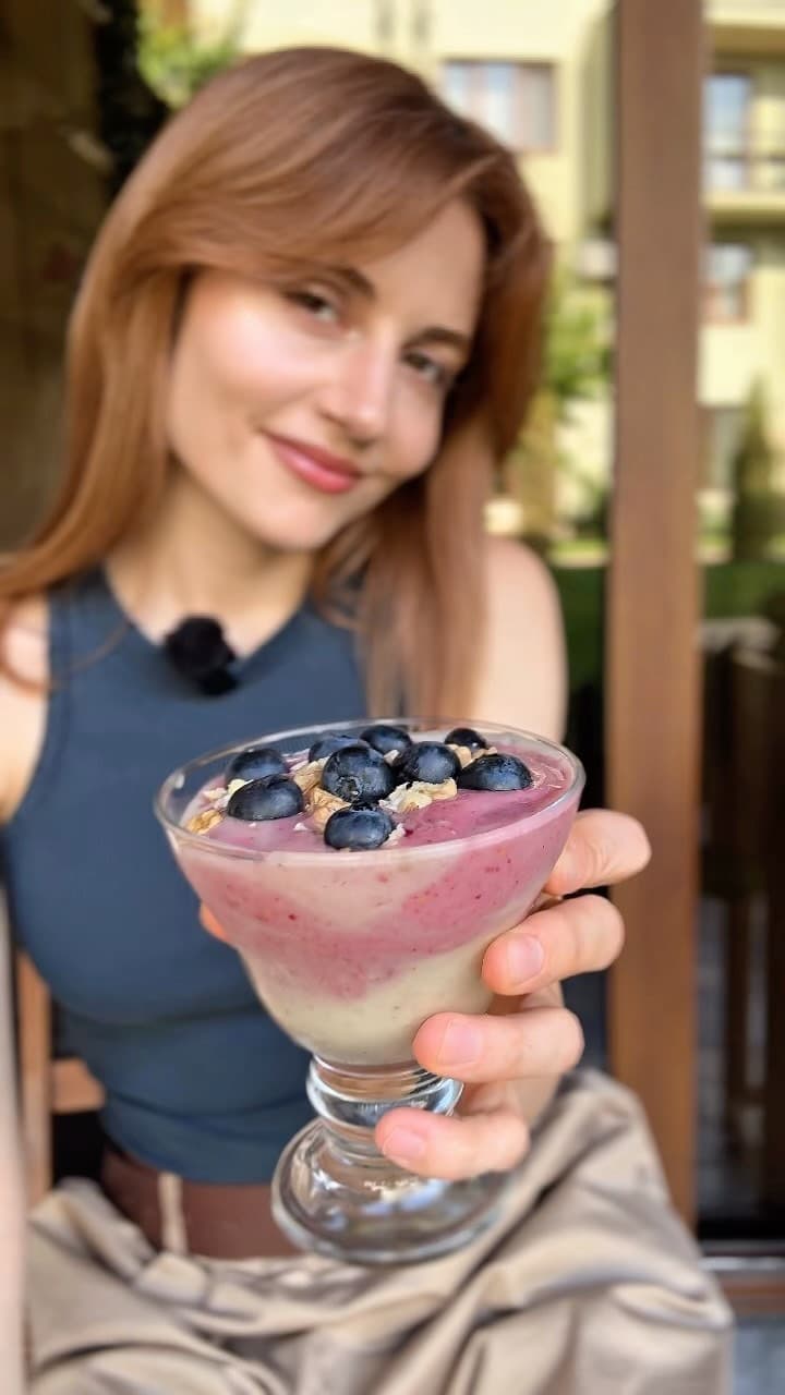 Բանան-ազնվամորի մրգային սորբե - Image 1
